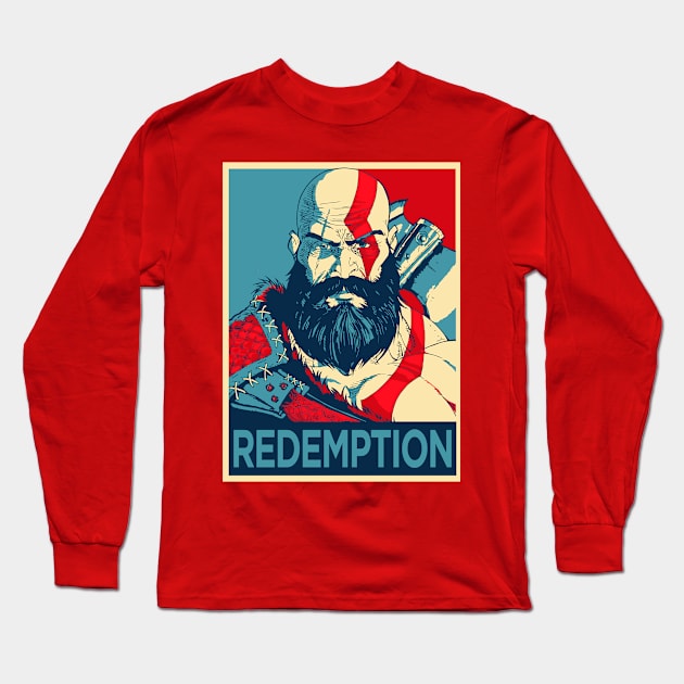 Kratos Long Sleeve T-Shirt by mariotalvio